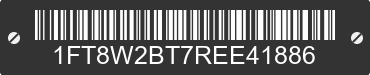 2024 FORD F-250 1FT8W2BT7REE41886 VIN decoded