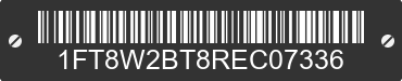 2024 FORD F-250 1FT8W2BT8REC07336 VIN decoded