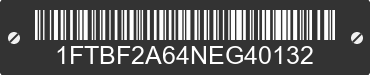 2022 FORD F-250 1FTBF2A64NEG40132 VIN decoded