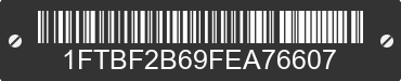 2015 FORD F-250 1FTBF2B69FEA76607 VIN decoded