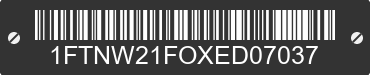 1999 FORD F-250 1FTNW21FOXED07037 VIN decoded