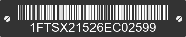 2006 FORD F-250 1FTSX21526EC02599 VIN decoded