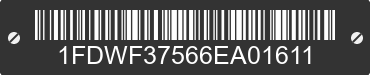 2006 FORD F-350 1FDWF37566EA01611 VIN decoded