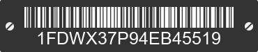 2004 FORD F-350 1FDWX37P94EB45519 VIN decoded
