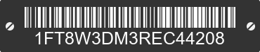 2024 FORD F-350 1FT8W3DM3REC44208 VIN decoded