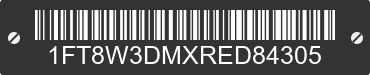 2024 FORD F-350 1FT8W3DMXRED84305 VIN decoded