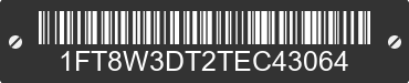 2026 FORD F-350 1FT8W3DT2TEC43064 VIN decoded