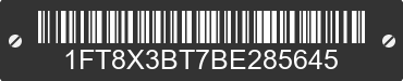 2011 FORD F-350 1FT8X3BT7BE285645 VIN decoded