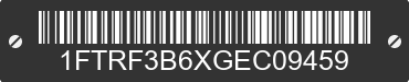 2016 FORD F-350 1FTRF3B6XGEC09459 VIN decoded