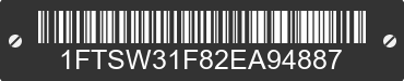 2002 FORD F-350 1FTSW31F82EA94887 VIN decoded