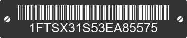 2003 FORD F-350 1FTSX31S53EA85575 VIN decoded