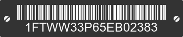 2005 FORD F-350 1FTWW33P65EB02383 VIN decoded