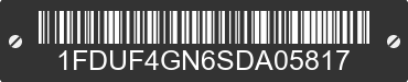 2025 FORD F-450 1FDUF4GN6SDA05817 VIN decoded