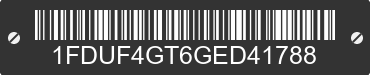 2016 FORD F-450 1FDUF4GT6GED41788 VIN decoded