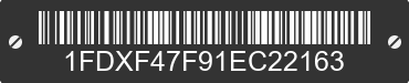 2001 FORD F-450 1FDXF47F91EC22163 VIN decoded
