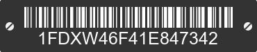 2001 FORD F-450 1FDXW46F41E847342 VIN decoded