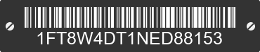 2022 FORD F-450 1FT8W4DT1NED88153 VIN decoded