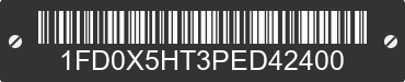 2023 FORD F-550 1FD0X5HT3PED42400 VIN decoded