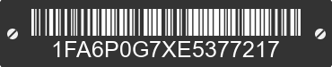 2014 FORD Fusion 1FA6P0G7XE5377217 VIN decoded