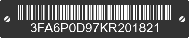 2019 FORD Fusion 3FA6P0D97KR201821 VIN decoded