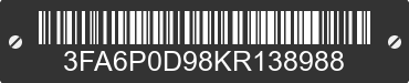 2019 FORD Fusion 3FA6P0D98KR138988 VIN decoded