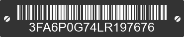 2020 FORD Fusion 3FA6P0G74LR197676 VIN decoded