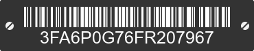 2015 FORD Fusion 3FA6P0G76FR207967 VIN decoded