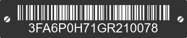 2016 FORD Fusion 3FA6P0H71GR210078 VIN decoded