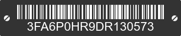 2013 FORD Fusion 3FA6P0HR9DR130573 VIN decoded