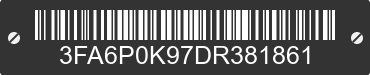 2013 FORD Fusion 3FA6P0K97DR381861 VIN decoded