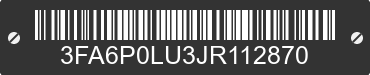 2018 FORD Fusion 3FA6P0LU3JR112870 VIN decoded