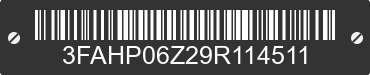 2009 FORD Fusion 3FAHP06Z29R114511 VIN decoded