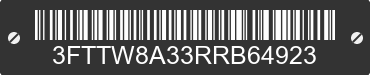 2024 FORD Maverick 3FTTW8A33RRB64923 VIN decoded