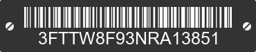 2022 FORD Maverick 3FTTW8F93NRA13851 VIN decoded