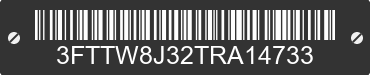 2026 FORD Maverick 3FTTW8J32TRA14733 VIN decoded