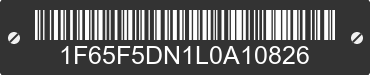 2020 FORD Motorhome Chassis 1F65F5DN1L0A10826 VIN decoded
