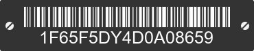 2013 FORD Motorhome Chassis 1F65F5DY4D0A08659 VIN decoded