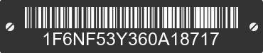 2006 FORD Motorhome Chassis 1F6NF53Y360A18717 VIN decoded