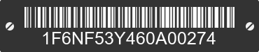 2006 FORD Motorhome Chassis 1F6NF53Y460A00274 VIN decoded