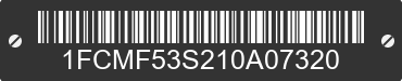 2001 FORD Motorhome Chassis 1FCMF53S210A07320 VIN decoded