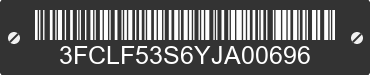 2000 FORD Motorhome Chassis 3FCLF53S6YJA00696 VIN decoded
