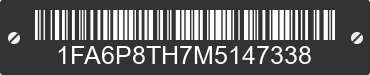 2021 FORD Mustang 1FA6P8TH7M5147338 VIN decoded