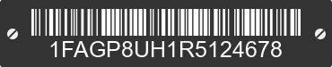 2024 FORD Mustang 1FAGP8UH1R5124678 VIN decoded
