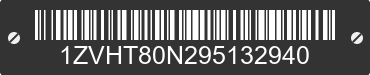 2009 FORD Mustang 1ZVHT80N295132940 VIN decoded