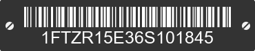 2006 FORD Ranger 1FTZR15E36S101845 VIN decoded