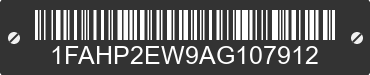 2010 FORD Taurus 1FAHP2EW9AG107912 VIN decoded