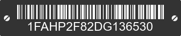2013 FORD Taurus 1FAHP2F82DG136530 VIN decoded