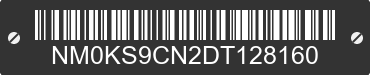 2013 FORD Transit Connect NM0KS9CN2DT128160 VIN decoded