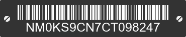 2012 FORD Transit Connect NM0KS9CN7CT098247 VIN decoded