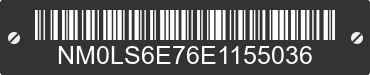 2014 FORD Transit Connect NM0LS6E76E1155036 VIN decoded